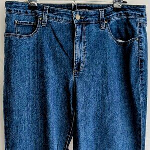 1031 – Charter Club Lexington Straight Leg Jeans Blue 16 Short $16.00